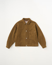 WORK JACKET 001 LEATHER 詳細画像 キャメル 1