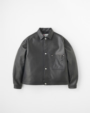WORK JACKET 001 LEATHER 詳細画像 ブラック 1