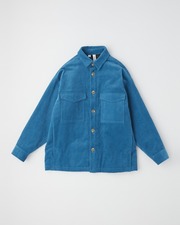 FLAP POCKET SHIRT with QUILT 詳細画像 ターコイズブルー 11