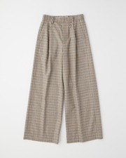 【HIGH STREET COLLECTION】TUCK WIDE PANTS 詳細画像 ガンクラブチェック 1