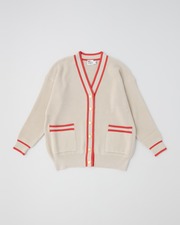 HALF CARDIGAN 詳細画像 ベージュ×オレンジ 1