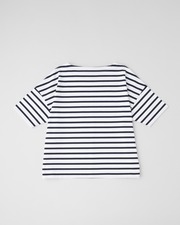 BMB SHIRT LONG SHORT SLEEVE 詳細画像 ホワイト×ダークネイビー 11
