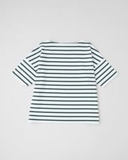 BMB SHIRT LONG SHORT SLEEVE 詳細画像 ホワイト×グリーン 11