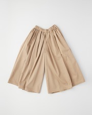 GATHERD VOLUME CULOTTE PANTS 詳細画像 ブラウンベージュ 1