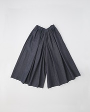 GATHERD VOLUME CULOTTE PANTS 詳細画像 インディゴ 1