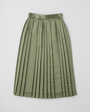 PLEATS LONG SKIRT 詳細画像 カーキ 11
