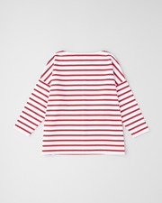 BMB SHIRT LONG 詳細画像 ホワイト×レッド 1