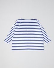 BMB SHIRT LONG WITH BUTTON 詳細画像 ホワイト×ライトブルー 11