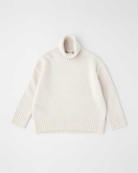 PLAIN STITCH MOCKNECK PULLOVERプレーンステッチ モックネックプルオーバー