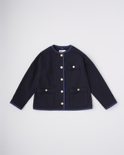 ROUND COLLAR JACKET 詳細画像 ネイビー 11