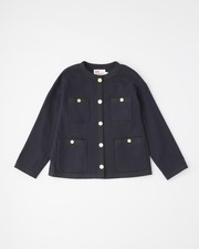 4POCKET NO COLLAR JACKET 詳細画像 ネイビー 1