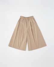 【撥水】WIDE CULOTTE PANTS 詳細画像 ベージュ 1