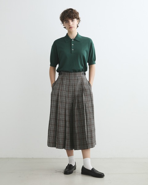SIDE BELT PLEATS CULOTTES