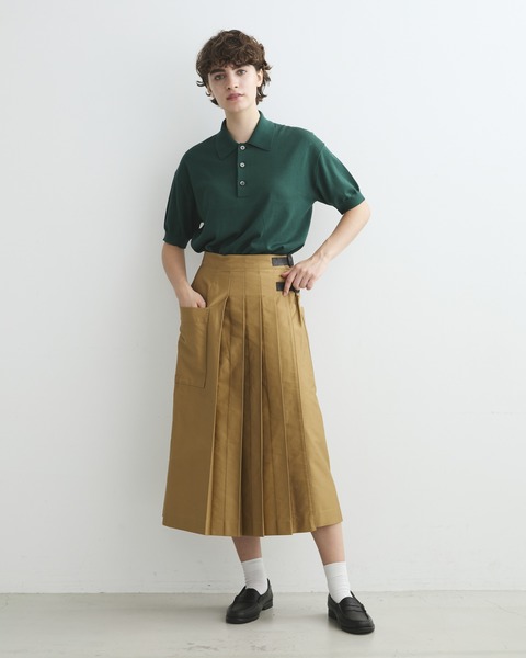 SIDE POCKET QUILT SKIRT