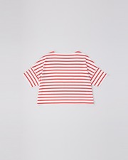 BMB SHIRTS  SHORT SLEEVE 詳細画像 オフホワイト×ポピーレッド 11