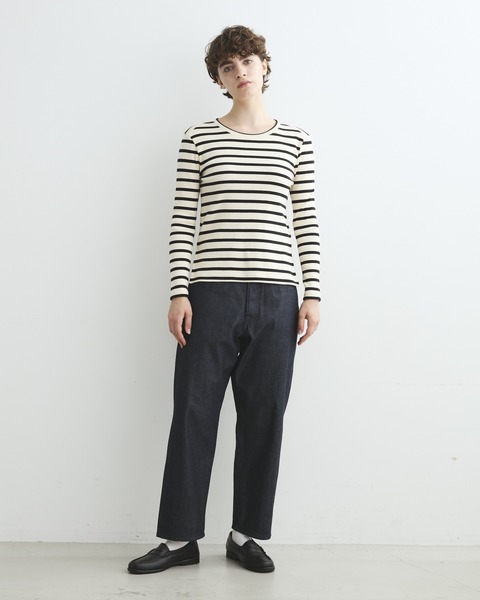 BUCK BUTTON CREW NECK PULLOVER