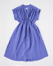 GATHERED FRENCH SLEEVE SHIRTS DRESS 詳細画像 パンジー 1