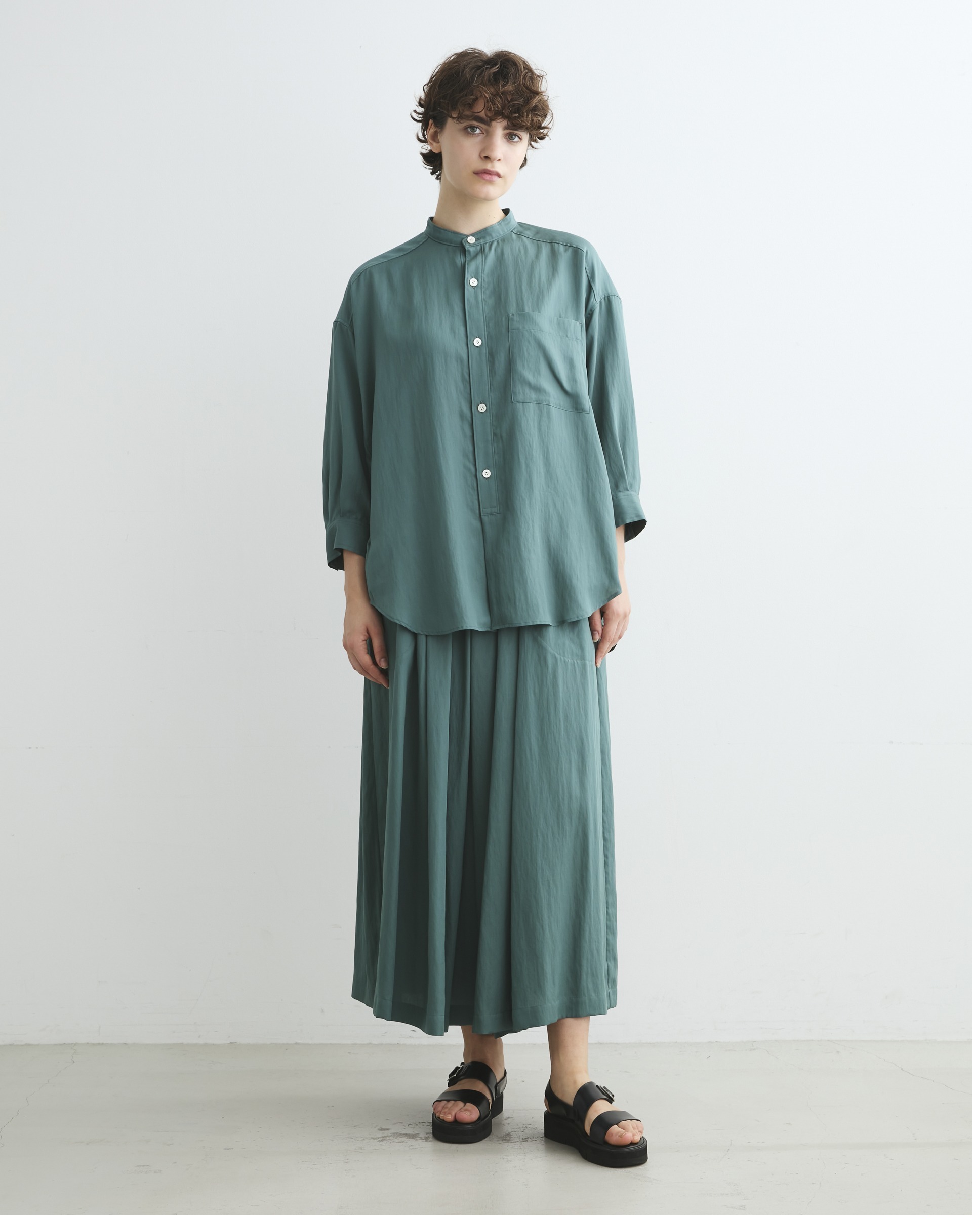 GATHERED VOLUME CULOTTE PANTS ギャザード ボリューム キュロット