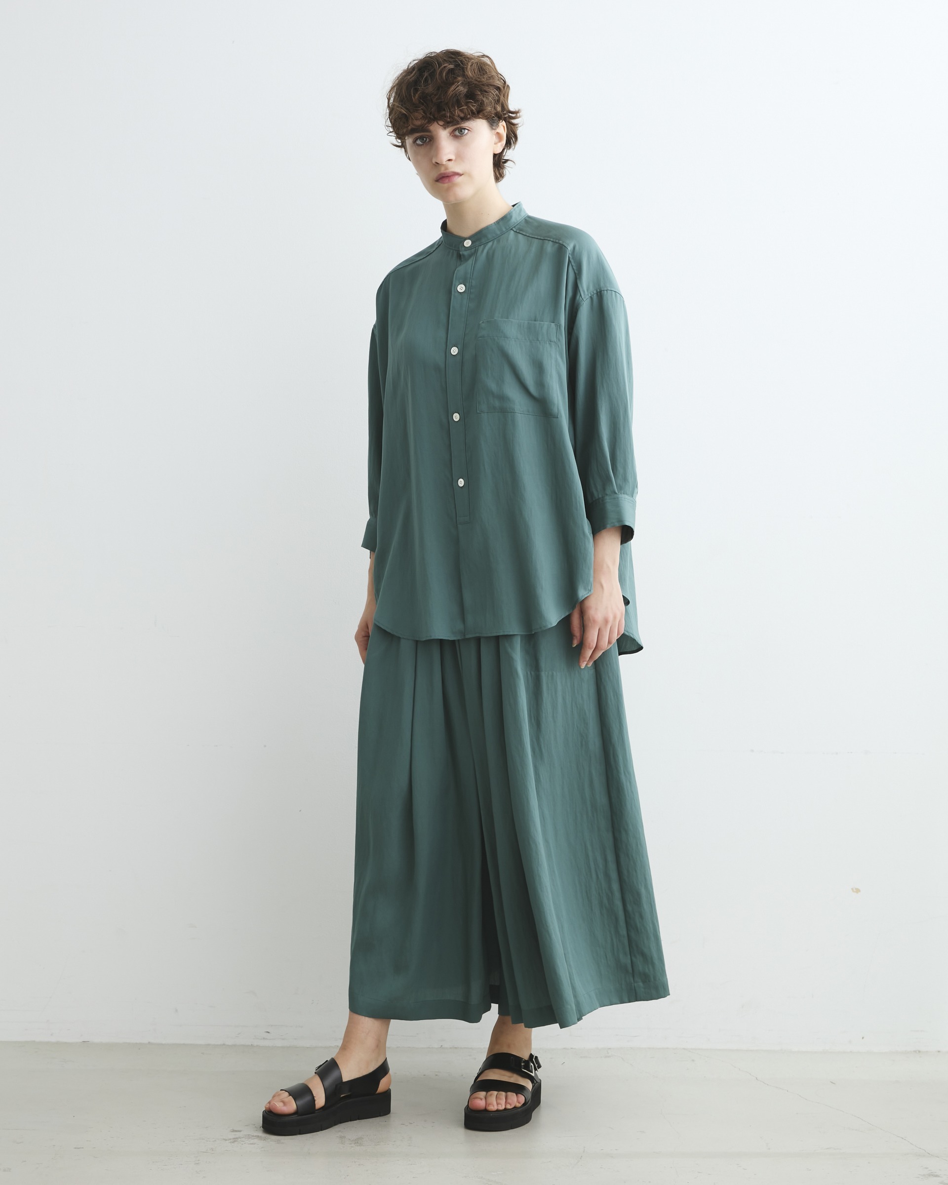 GATHERED VOLUME CULOTTE PANTS ギャザード ボリューム キュロット