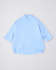 FLY FRONT PULLOVER SHIRT SHORT SLEEVE 詳細画像 サックス 11