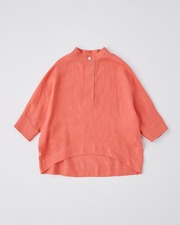 FLY FRONT PULLOVER SHIRT SHORT SLEEVE 詳細画像 オレンジ 1