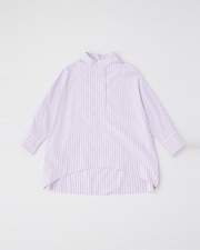 FLY FRONT PULLOVER SHIRT SHORT SLEEVE 詳細画像 ピンクマルチストライプ 1