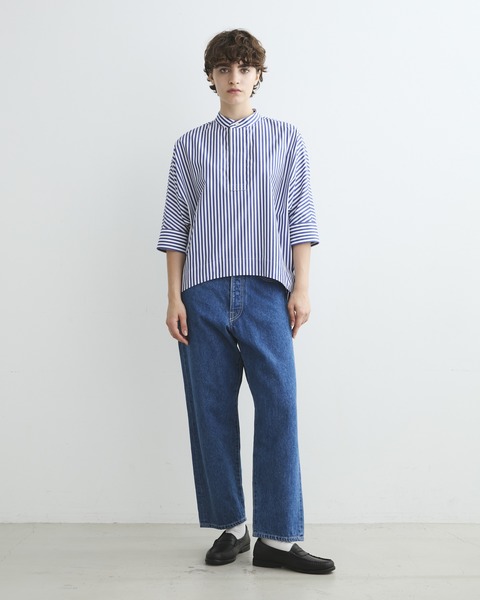 FLY FRONT PULLOVER SHIRT SHORT SLEEVE