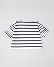 BMB SHIRTS  SHORT PULLOVER 詳細画像 ホワイト×ダークネイビー 11