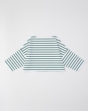 BMB SHIRT WIDE SLEEVE 詳細画像 ホワイト×グリーン 11