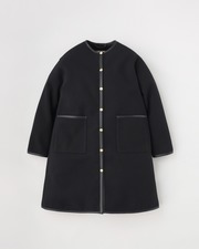 ARKLEY LONG A-LINE W-FACE JERSEY 詳細画像 ブラック 1