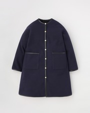 ARKLEY LONG A-LINE W-FACE JERSEY 詳細画像 ダークネイビー 1