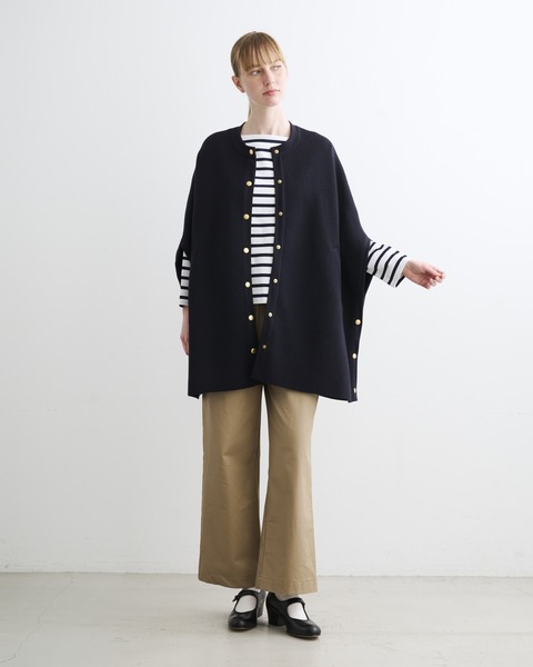 FRONT BUTTON PONCHO