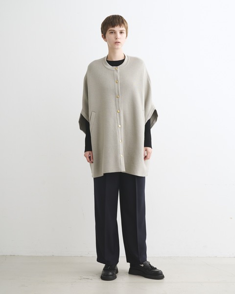FRONT BUTTON PONCHO