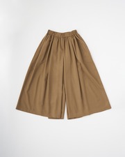 GATHERD VOLUME CULOTTE PANTS 詳細画像 キャメル 1