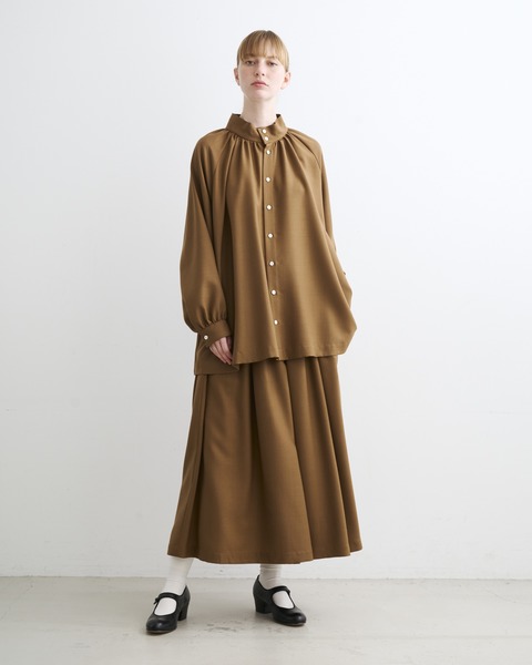 GATHERD VOLUME CULOTTE PANTS