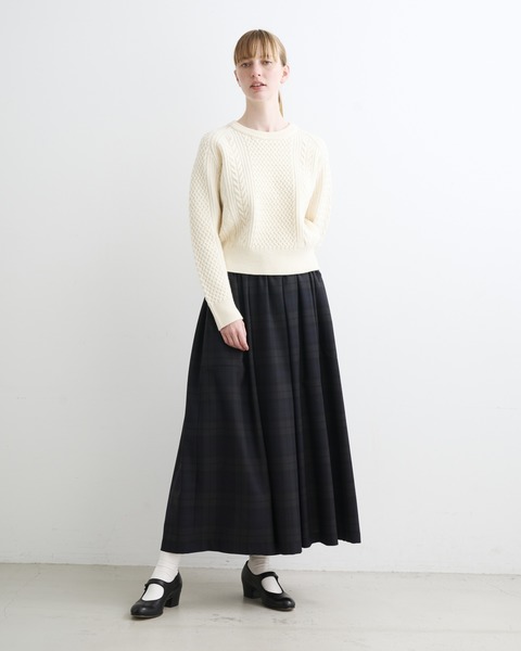 GATHERD VOLUME CULOTTE PANTS