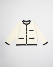 ARKLEY KNIT 詳細画像 エクリュ×ブラック 1