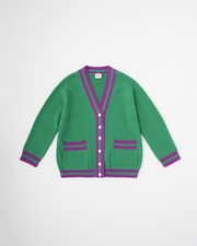 TILDEN CARDIGAN 詳細画像 グリーン×パープル 1