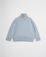 HIGH NECK PULLOVER 詳細画像 サックス 11