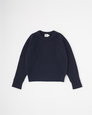 FISHERMAN CREW NECK PULLOVER 詳細画像 ネイビー 11