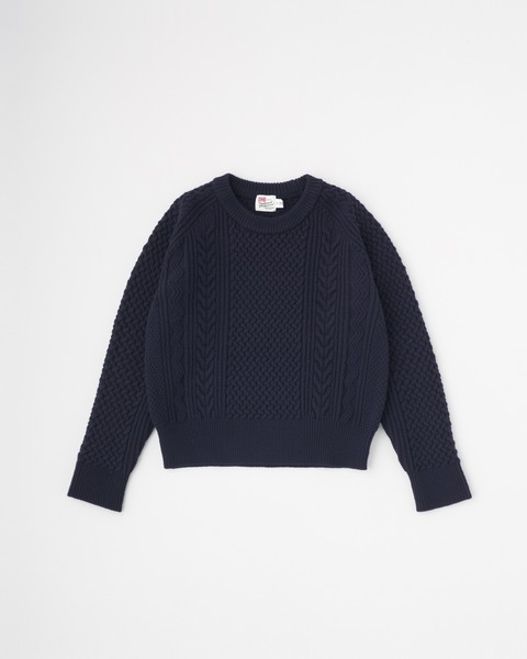 FISHERMAN CREW NECK PULLOVER