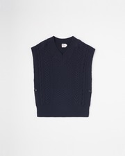 FISHERMAN V NECK PULLOVER 詳細画像 ネイビー 1