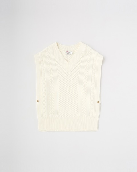 FISHERMAN V NECK PULLOVER