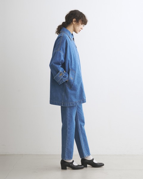 美品 トラディショナルウェザーウェアMALTON DENIM MALTON DENIM マールトン デニム｜インディゴ（金茶ステッチ