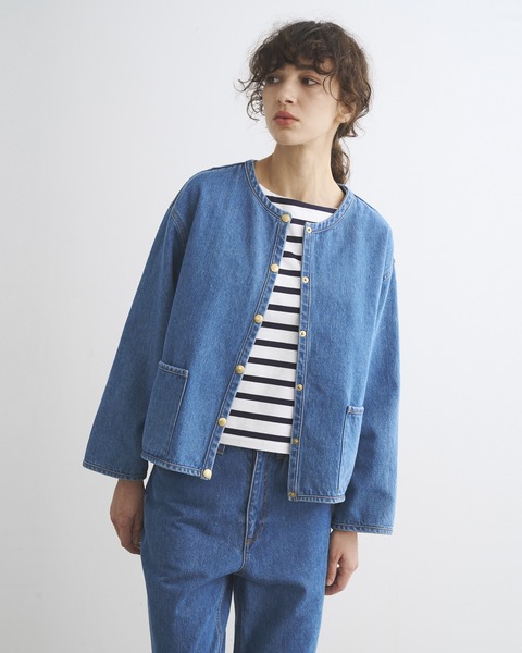 ARKLEY A-LINE DENIM アークリー Aライン デニム｜ヴィンテージブルー 
