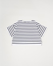 LYNE SHORT SLEEVE 詳細画像 ホワイト×ネイビー 1