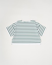LYNE SHORT SLEEVE 詳細画像 ホワイト×グリーン 1