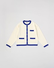 ARKLEY KNIT 詳細画像 オフホワイト×ブルー 1