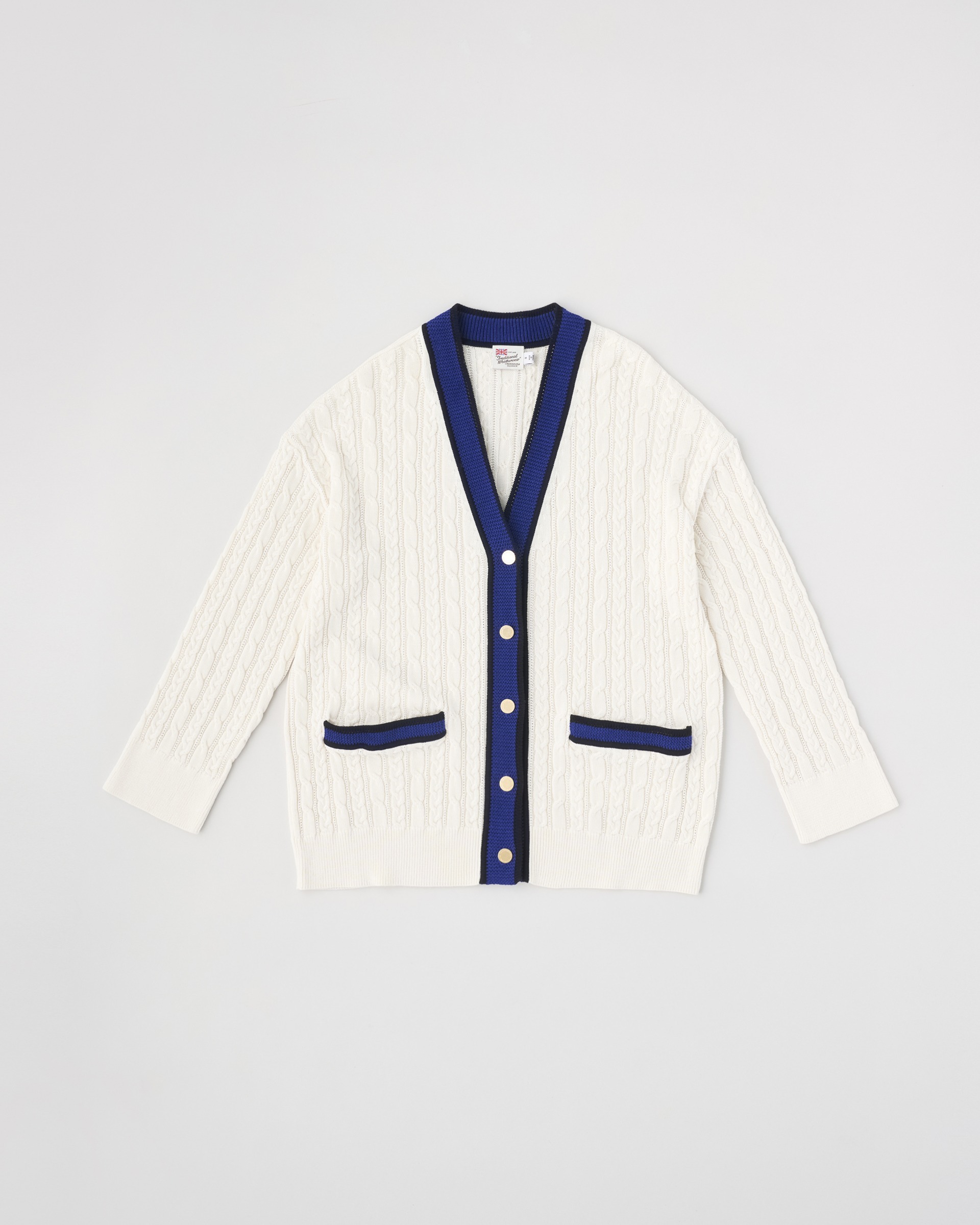 ESHER イッシャー｜オフホワイト×ブルー×ブラック｜ウィメンズ｜ニット  