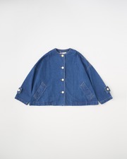 MALTON NO COLLAR DENIM 詳細画像 ヴィンテージブルー(金茶ステッチ) 1